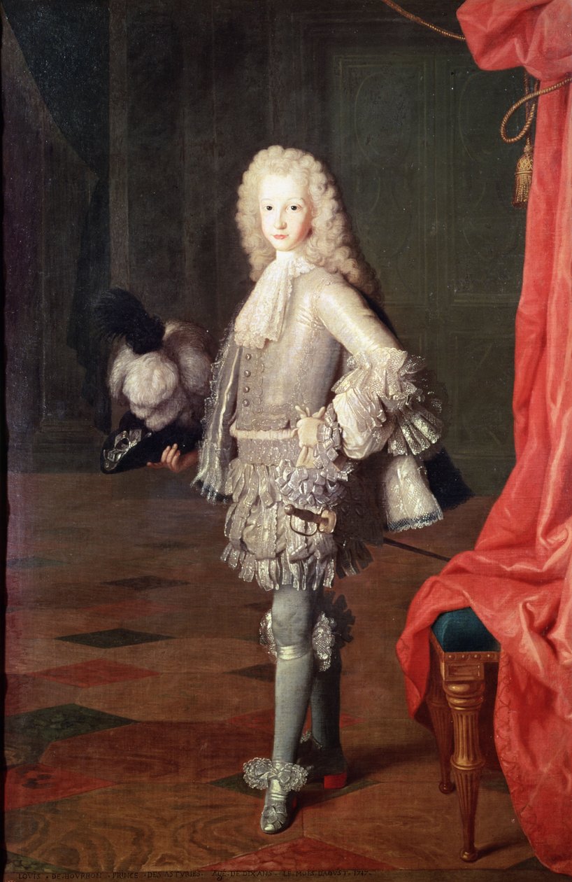 Retrato de Luís I de Espanha de Michel Ange Houasse