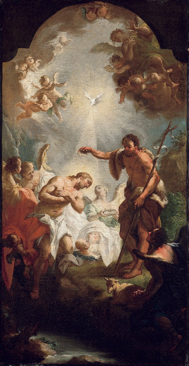 O Batismo de Cristo de Michel Angelo Unterberger