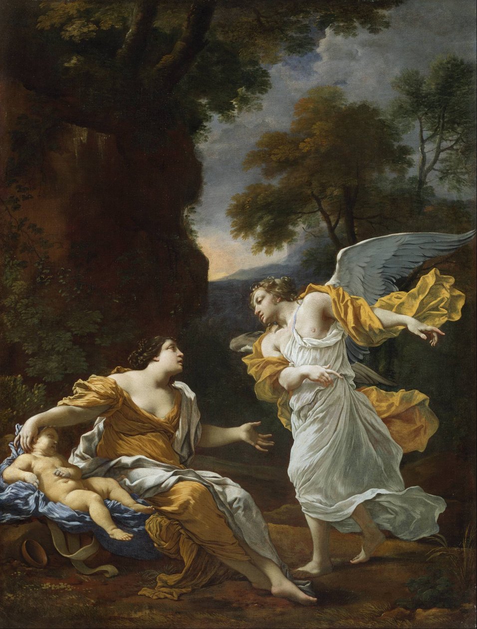 Hagar e o Anjo de Michel Dorigny
