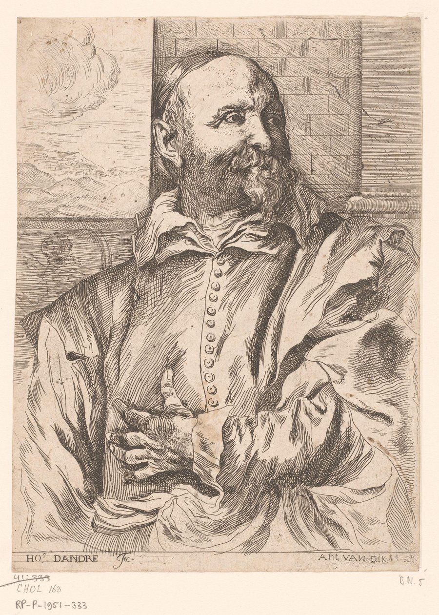 Retrato de Jan (I) Snellinck de Michel Francois Dandre Bardon
