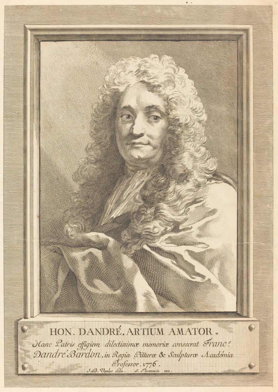 Retrato do pai do artista de Michel François Dandré Bardon after Jean Baptiste Van Loo