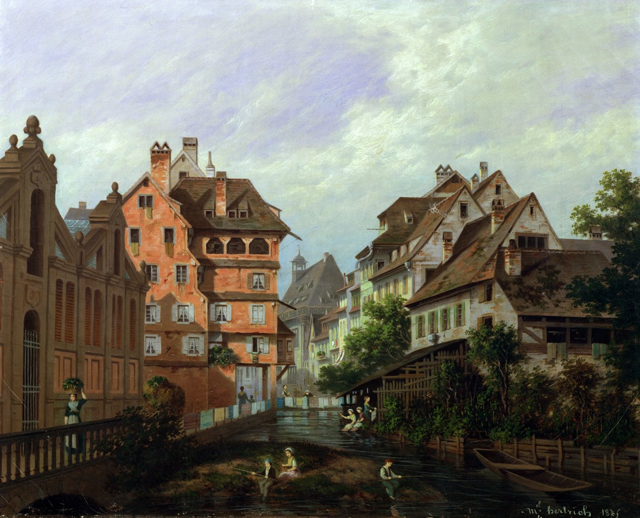 Rue des Tanneurs, Colmar, 1875 de Michel Hertrich