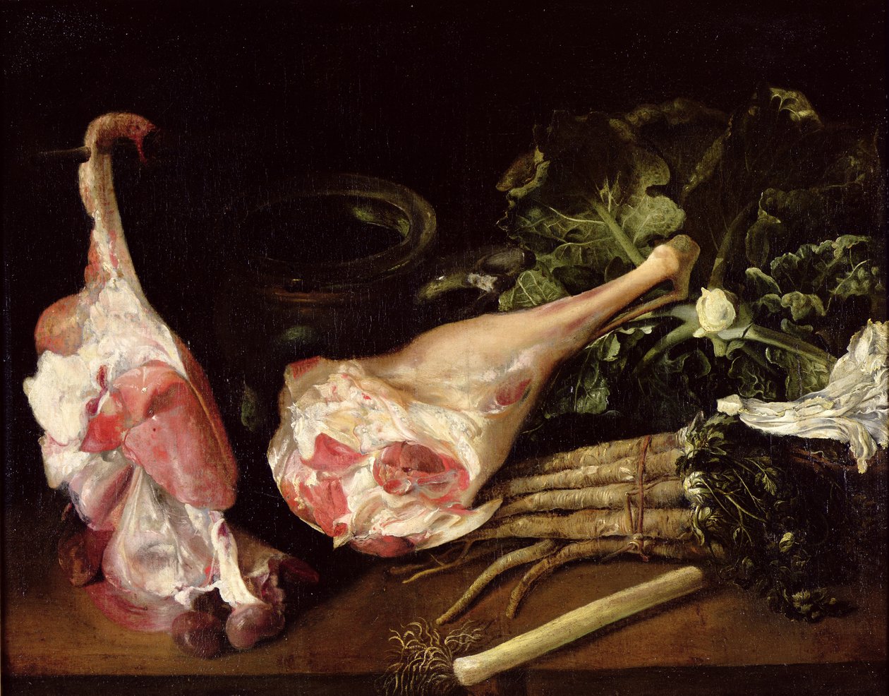 Mesa De Cozinha, Natureza Morta de Michel Honore Bounieu