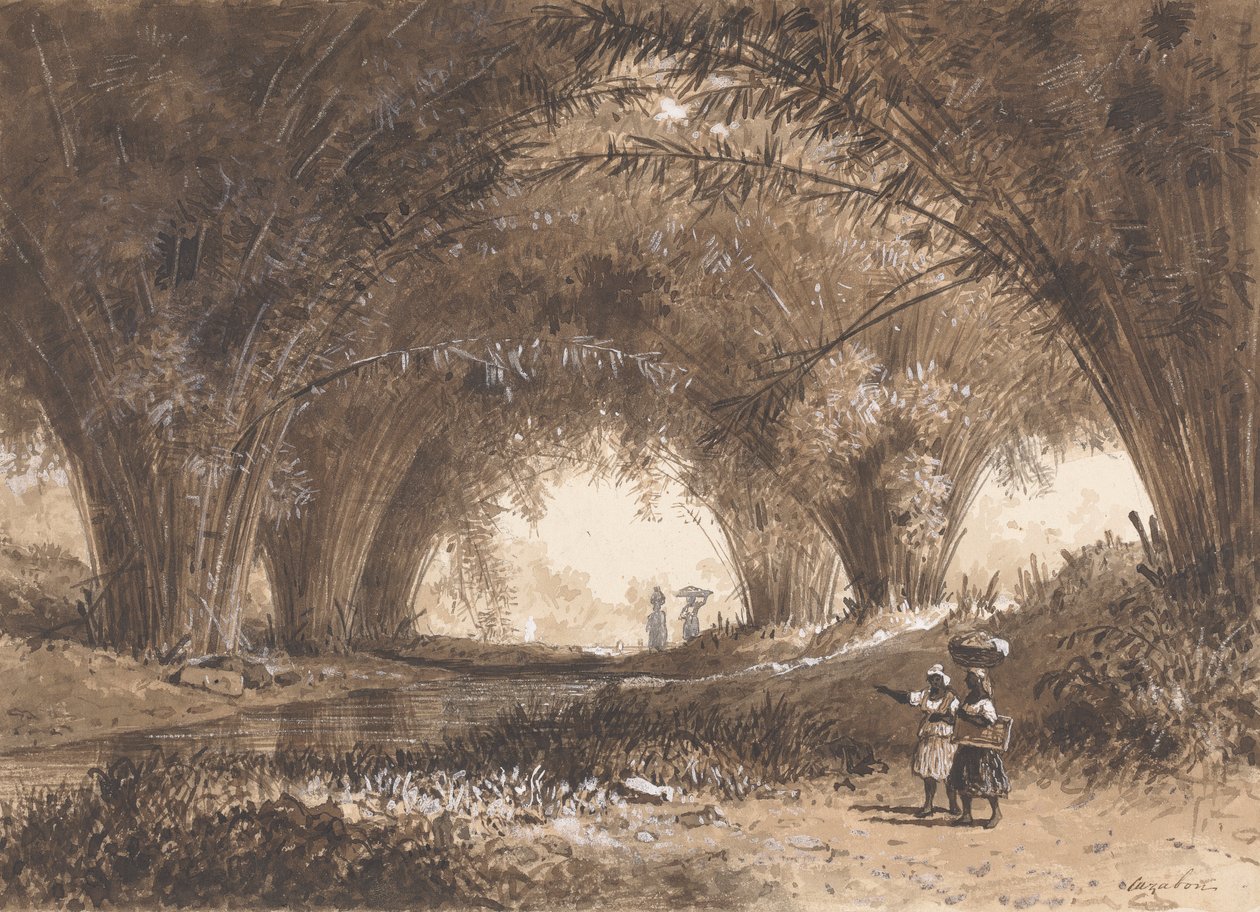 Arcos de Bambu, St. Anns de Michel Jean Cazabon