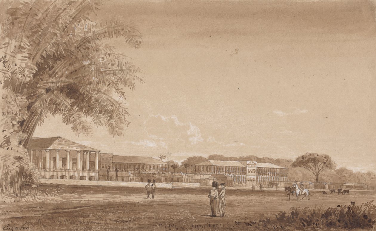 Quartel de St. James de Michel Jean Cazabon