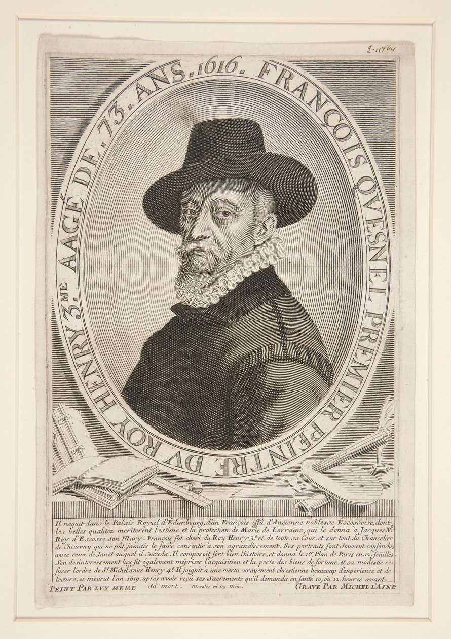 François Quesnel (1543-1619), aos 73 anos de idade de Michel Lasne