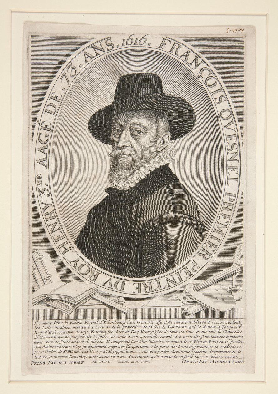 François Quesnel (1543-1619), aos 73 anos de Michel Lasne