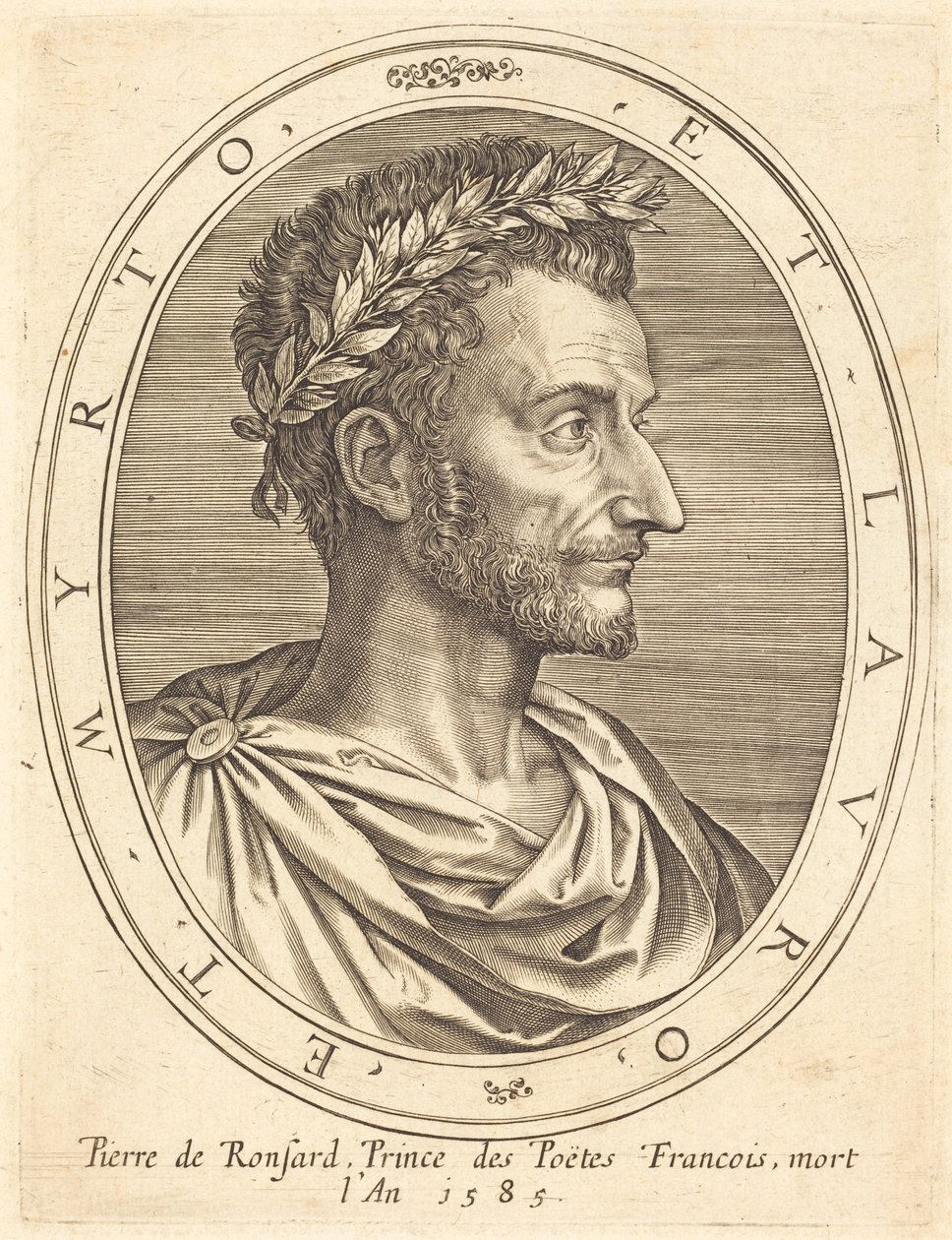Pierre de Ronsard de Michel Lasne