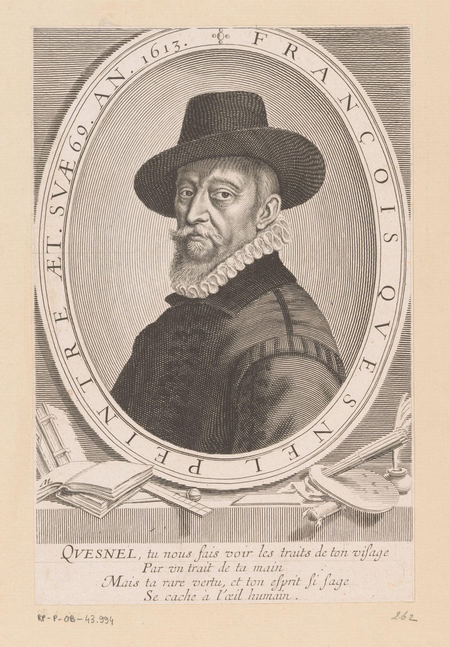 Retrato de François Quesnel de Michel Lasne