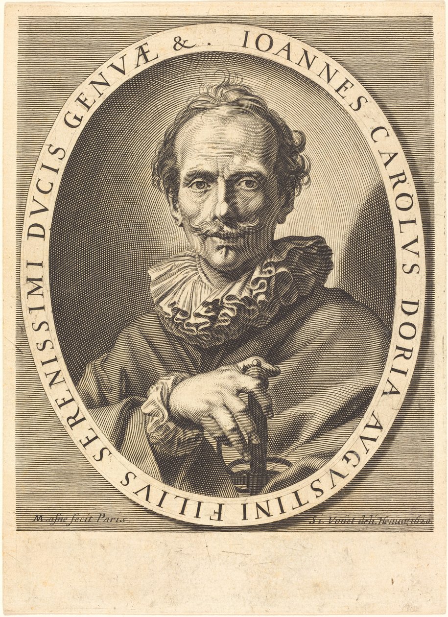 Jean Carlos Dória de Michel Lasne after Simon Vouet