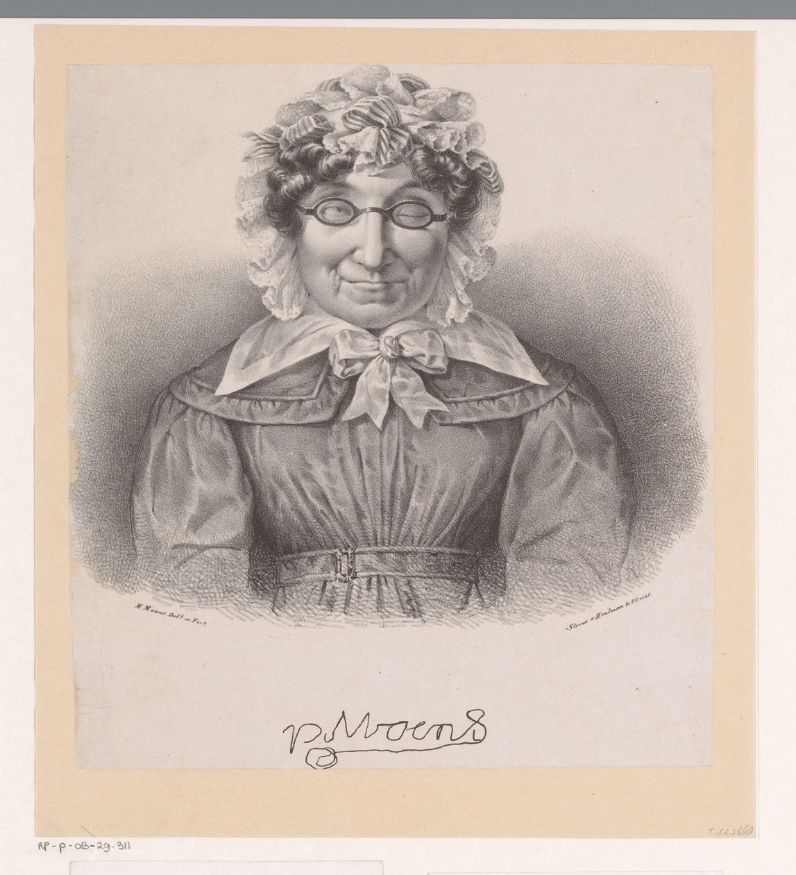 Retrato de Petronella Moens de Michel Mourot