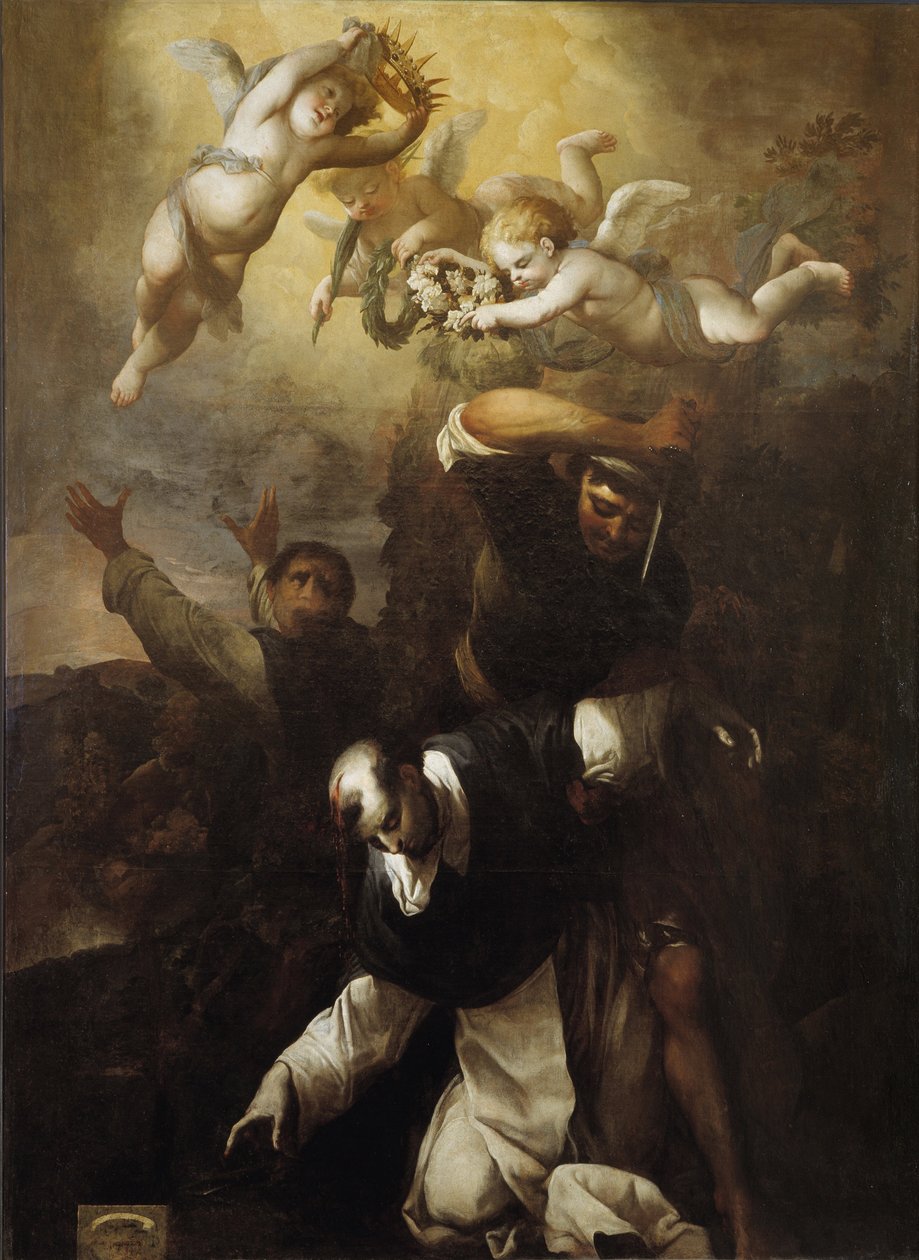 O martírio de São Pedro de Verona (Fra Pietro da Verona ou Peter Martyr de Michel Serre