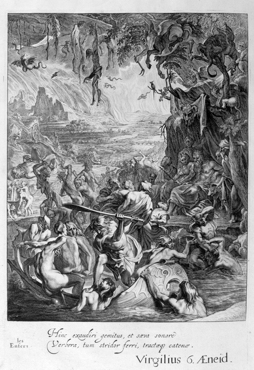 Cena do Inferno, 1655 de Michel de Marolles