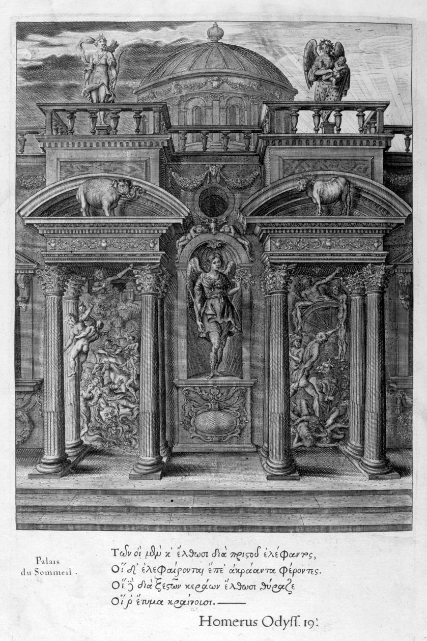 A Casa do Sono, 1655 de Michel de Marolles