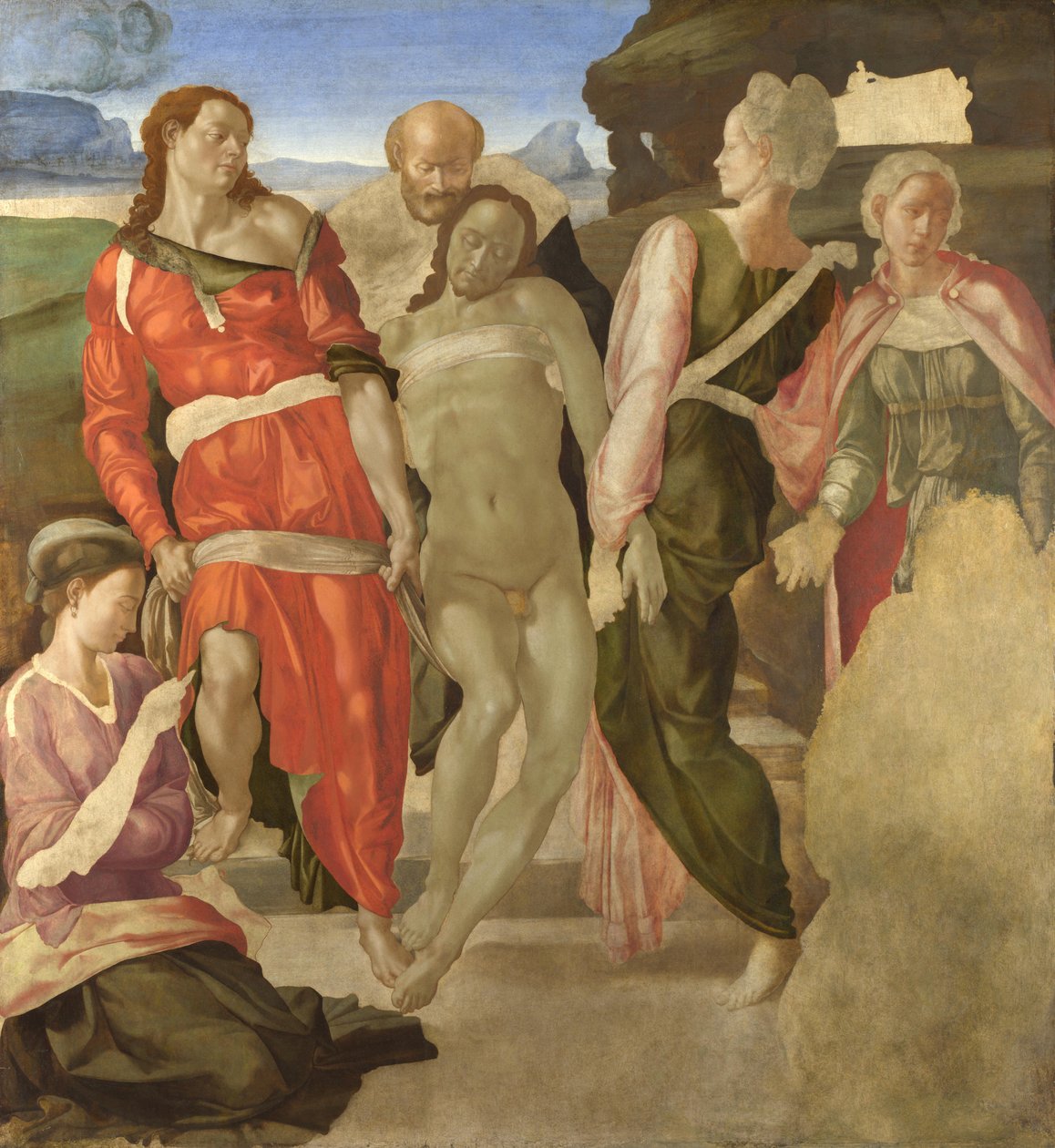 O sepultamento de Michelangelo de Michelangelo Buonarroti