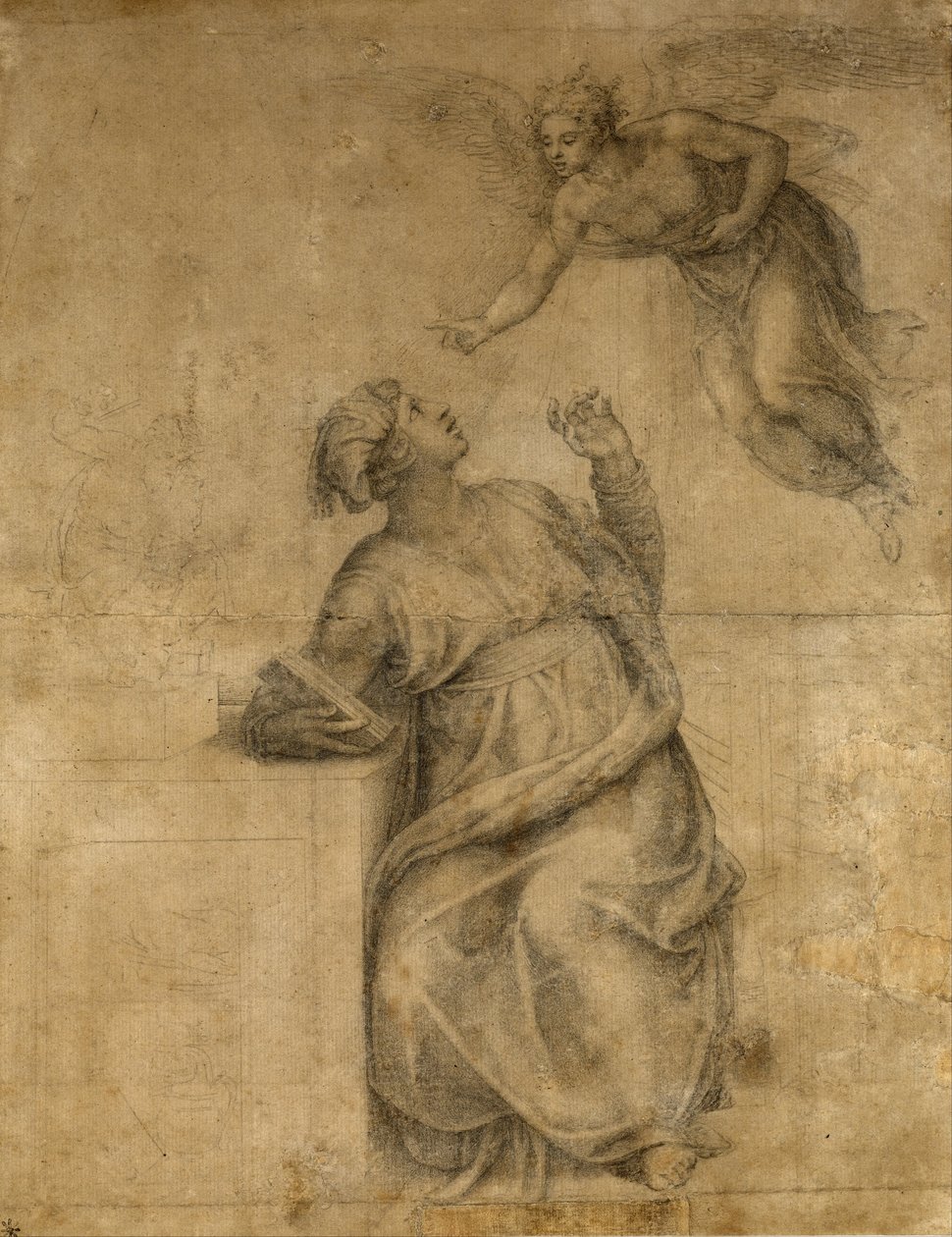 Anunciação à Virgem de Michelangelo Buonarroti