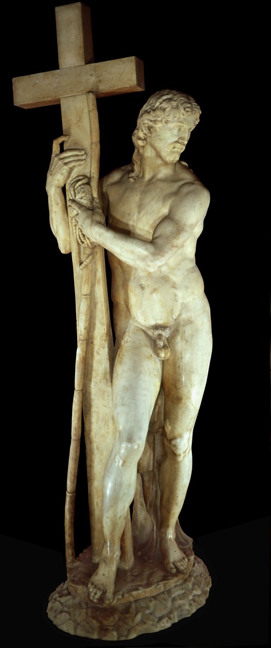 Cristo Redentor, 1521 (mármore) de Michelangelo Buonarroti
