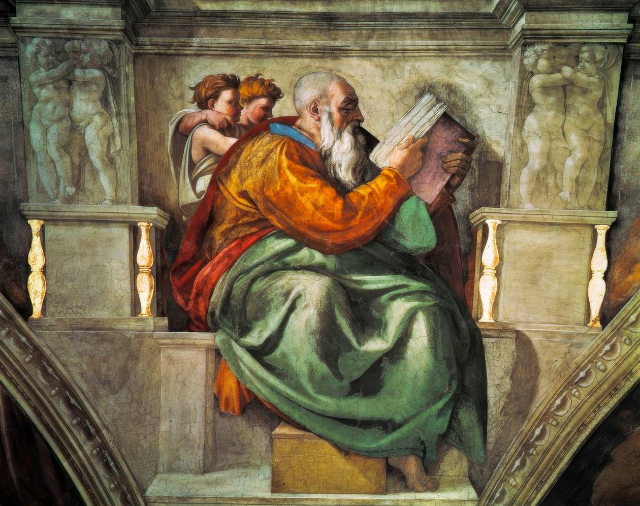 O profeta Zacarias de Michelangelo Buonarroti