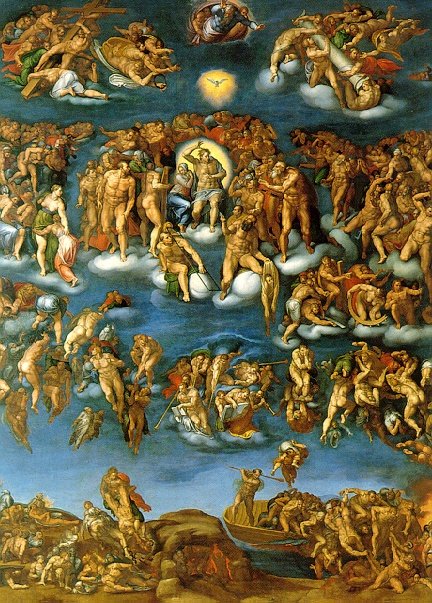 O último julgamento de Michelangelo Buonarroti