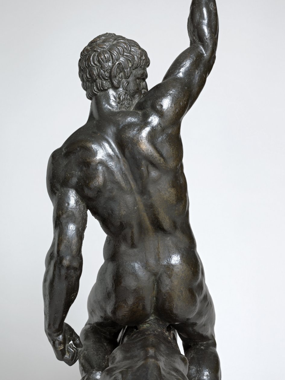 Bacchants nuas montando panteras de Michelangelo Buonarroti