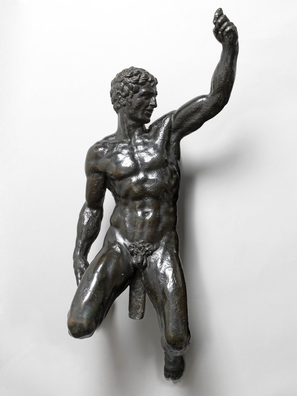 Bacchants nuas montando panteras de Michelangelo Buonarroti