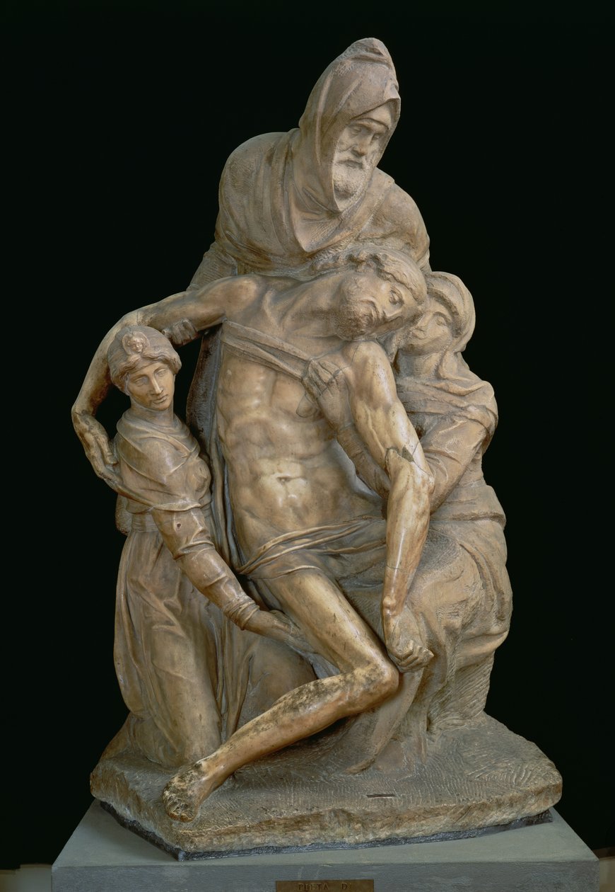 Pieta, 1553 (mármore) de Michelangelo Buonarroti
