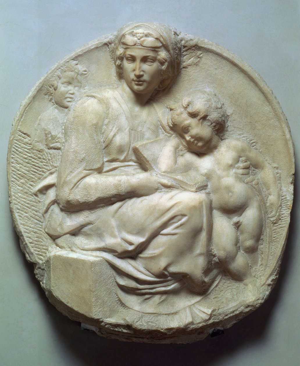 Pitti Tondo, c.1504 (mármore) de Michelangelo Buonarroti