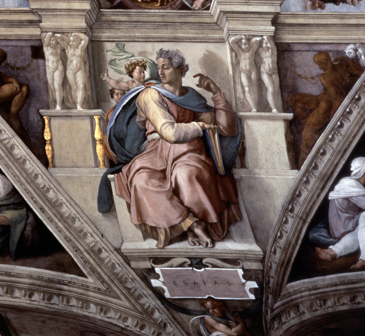 O Profeta Isaías, Capela Sistene Teto de Michelangelo Buonarroti