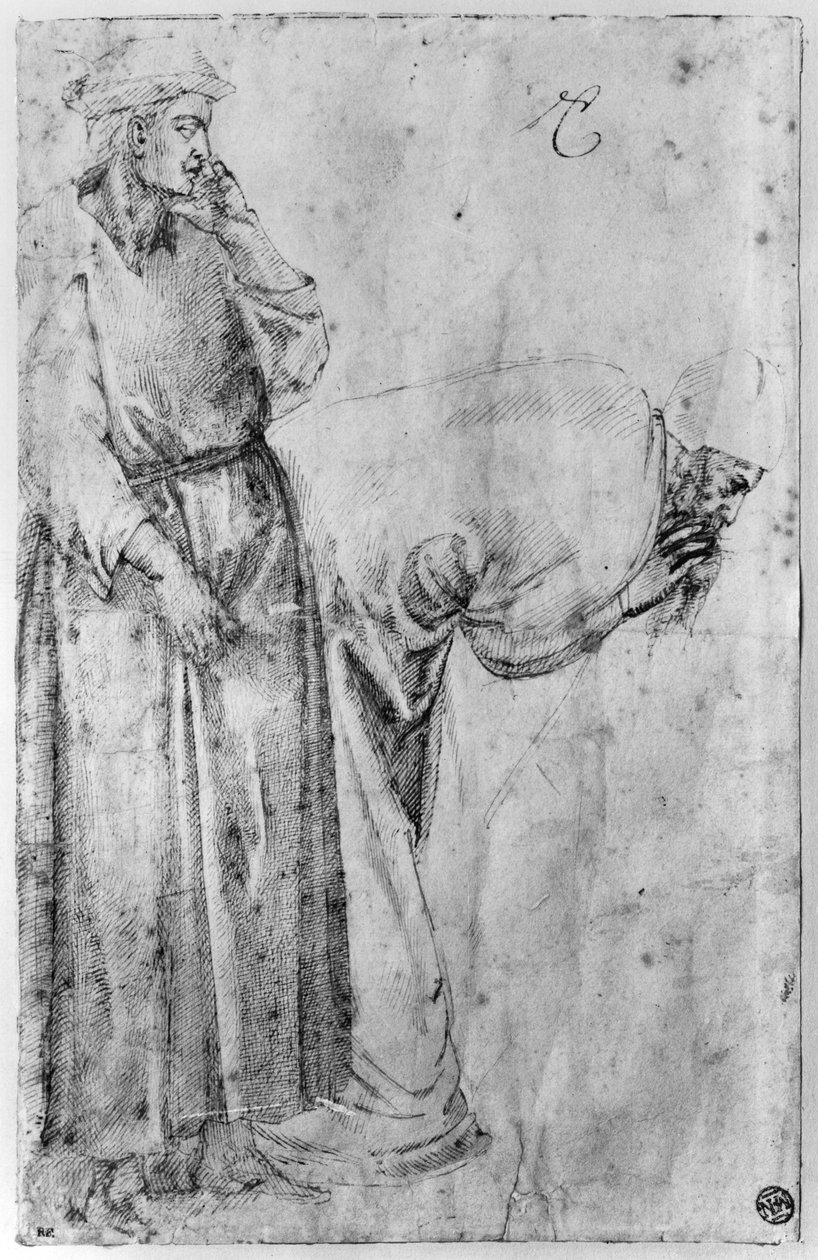 Duas figuras de Michelangelo Buonarroti