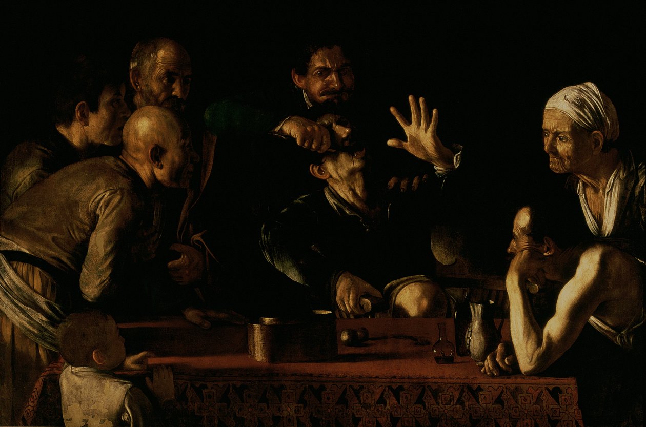A extração dentária de Michelangelo Merisi Caravaggio