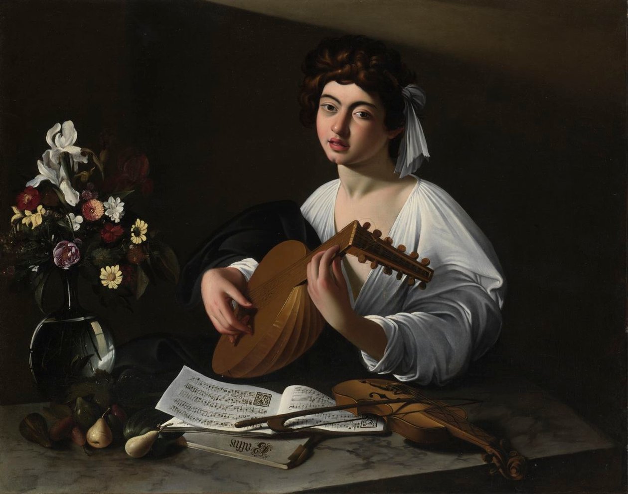Apollo o Luteplayer de Michelangelo Merisi Caravaggio
