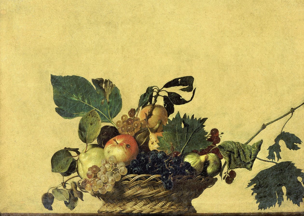Cesta de frutas de Michelangelo Merisi Caravaggio