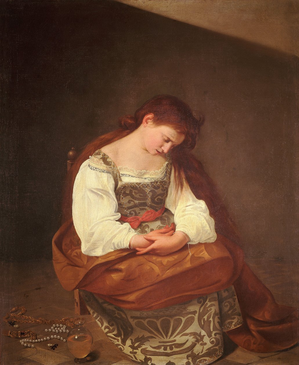 Madalena Penitente de Michelangelo Merisi Caravaggio