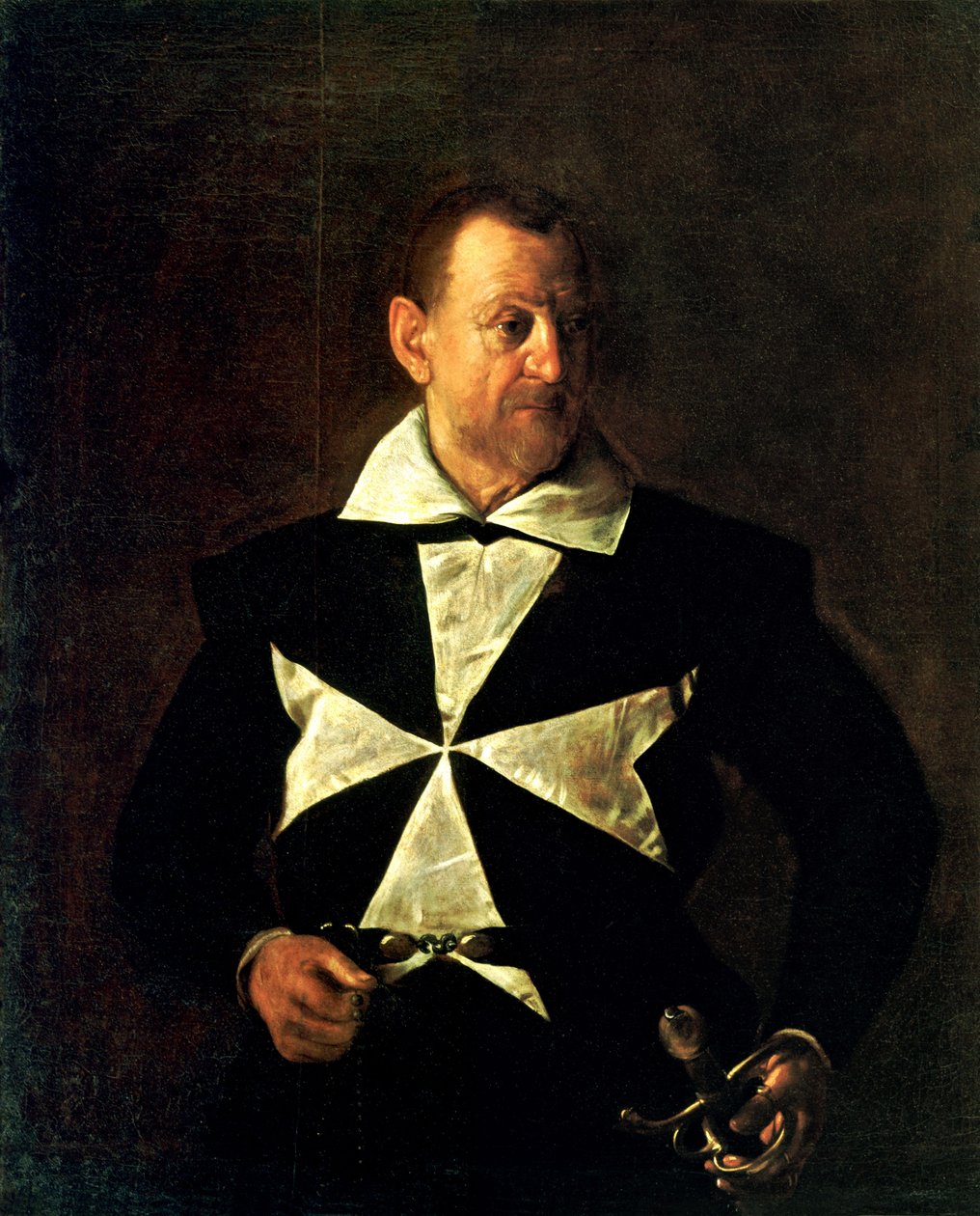 Retrato de Fra Antonio Martelli de Michelangelo Merisi Caravaggio