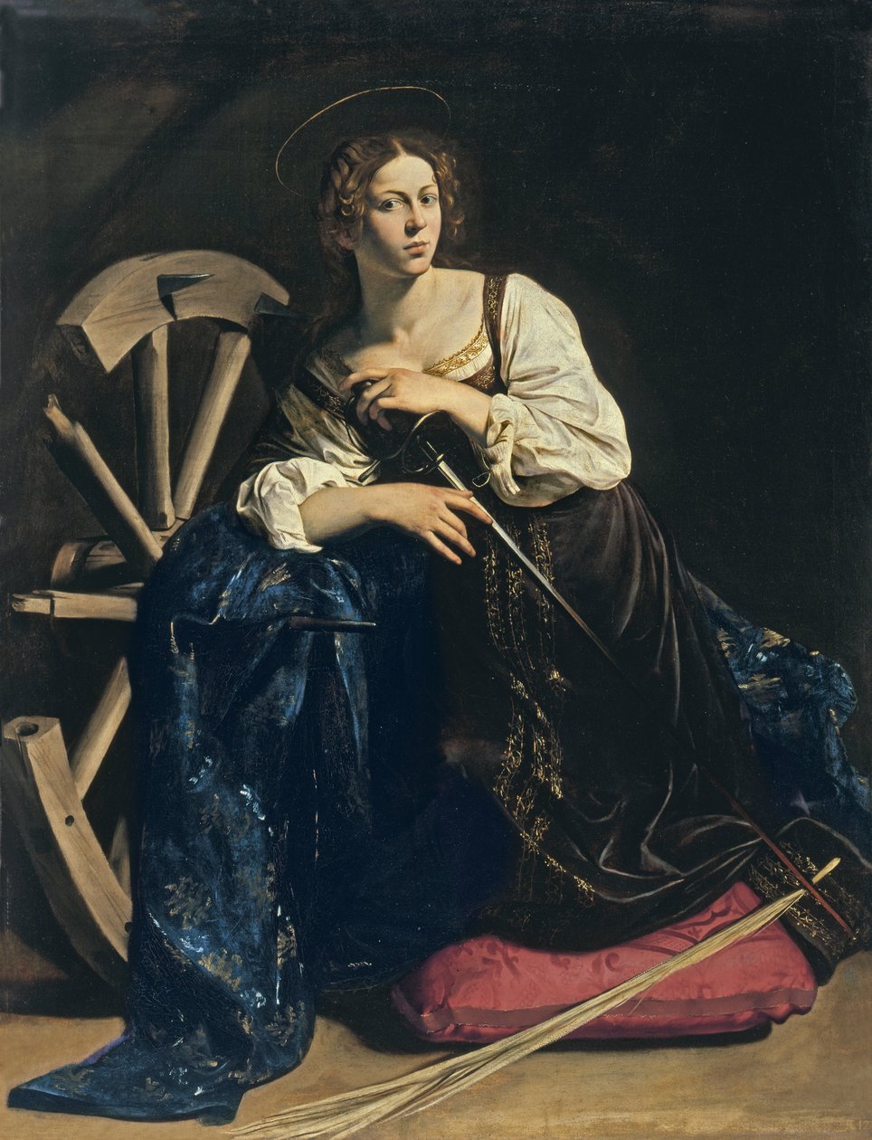 Santa Catarina de Alexandria de Michelangelo Merisi Caravaggio