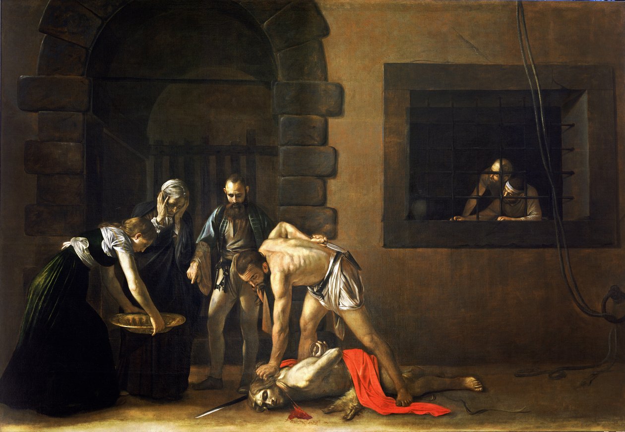 A decapitação de São João Batista de Michelangelo Merisi Caravaggio