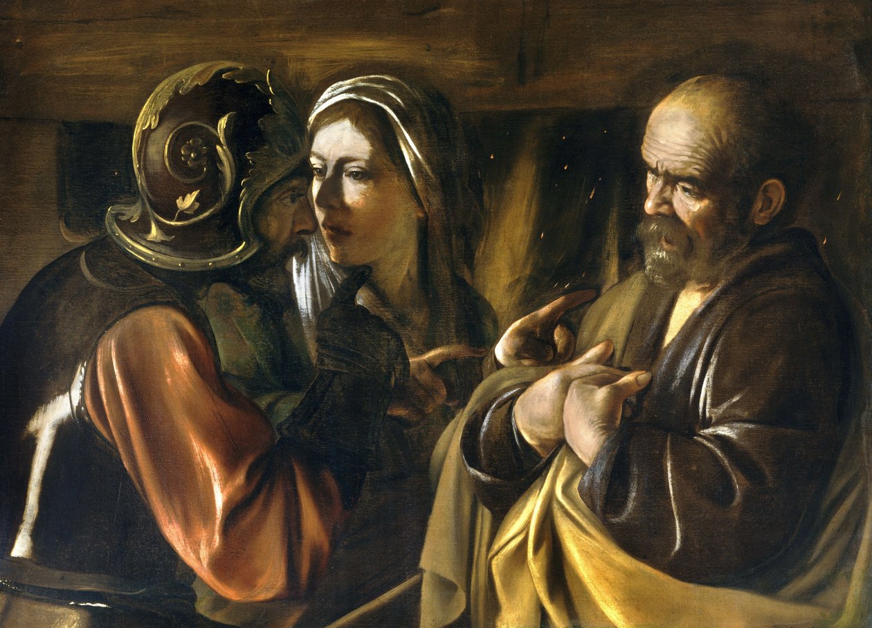 A negação de São Pedro de Michelangelo Merisi Caravaggio