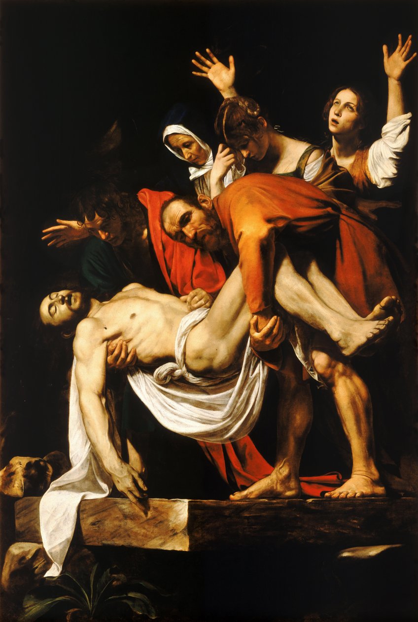O sepultamento de Cristo de Michelangelo Merisi Caravaggio