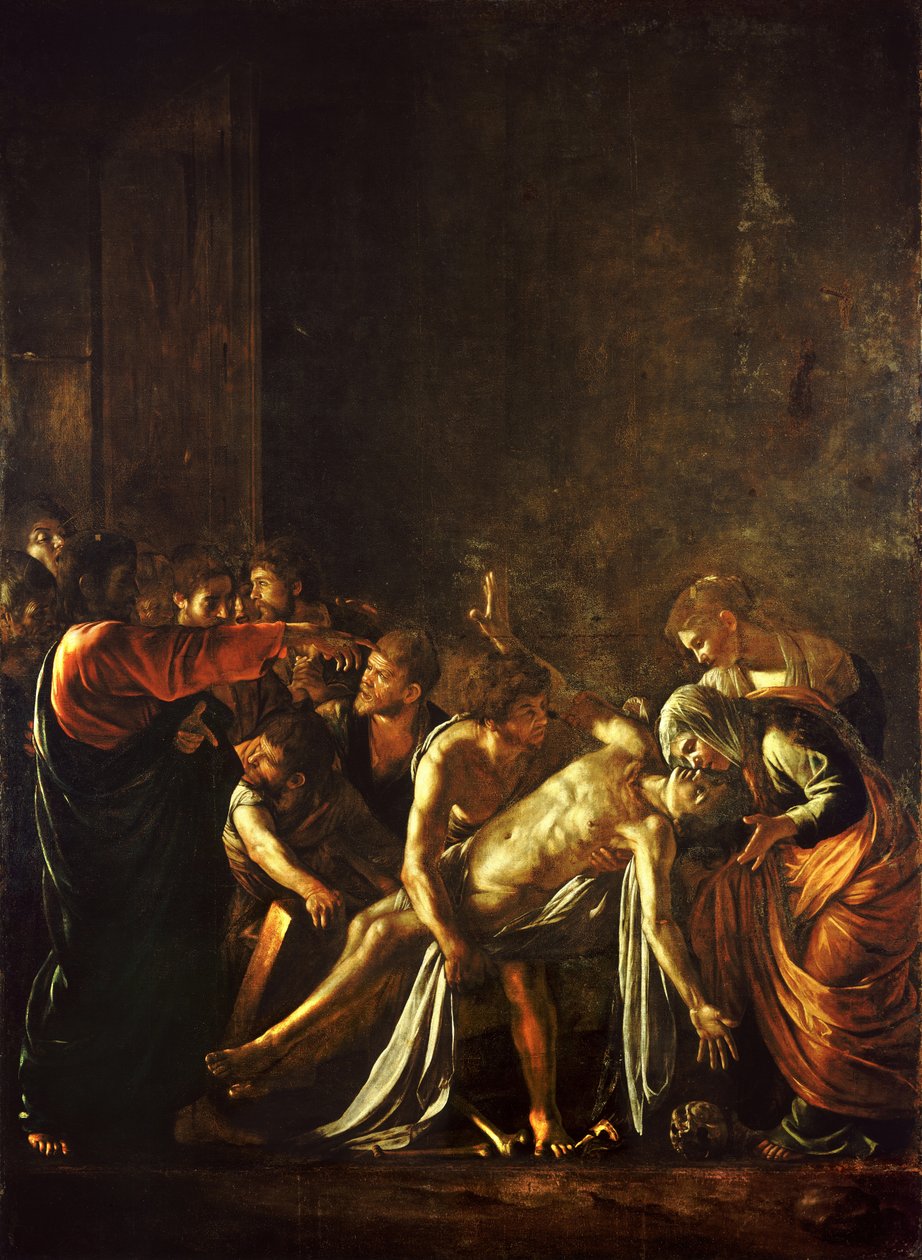 O levantamento de Lázaro de Michelangelo Merisi Caravaggio