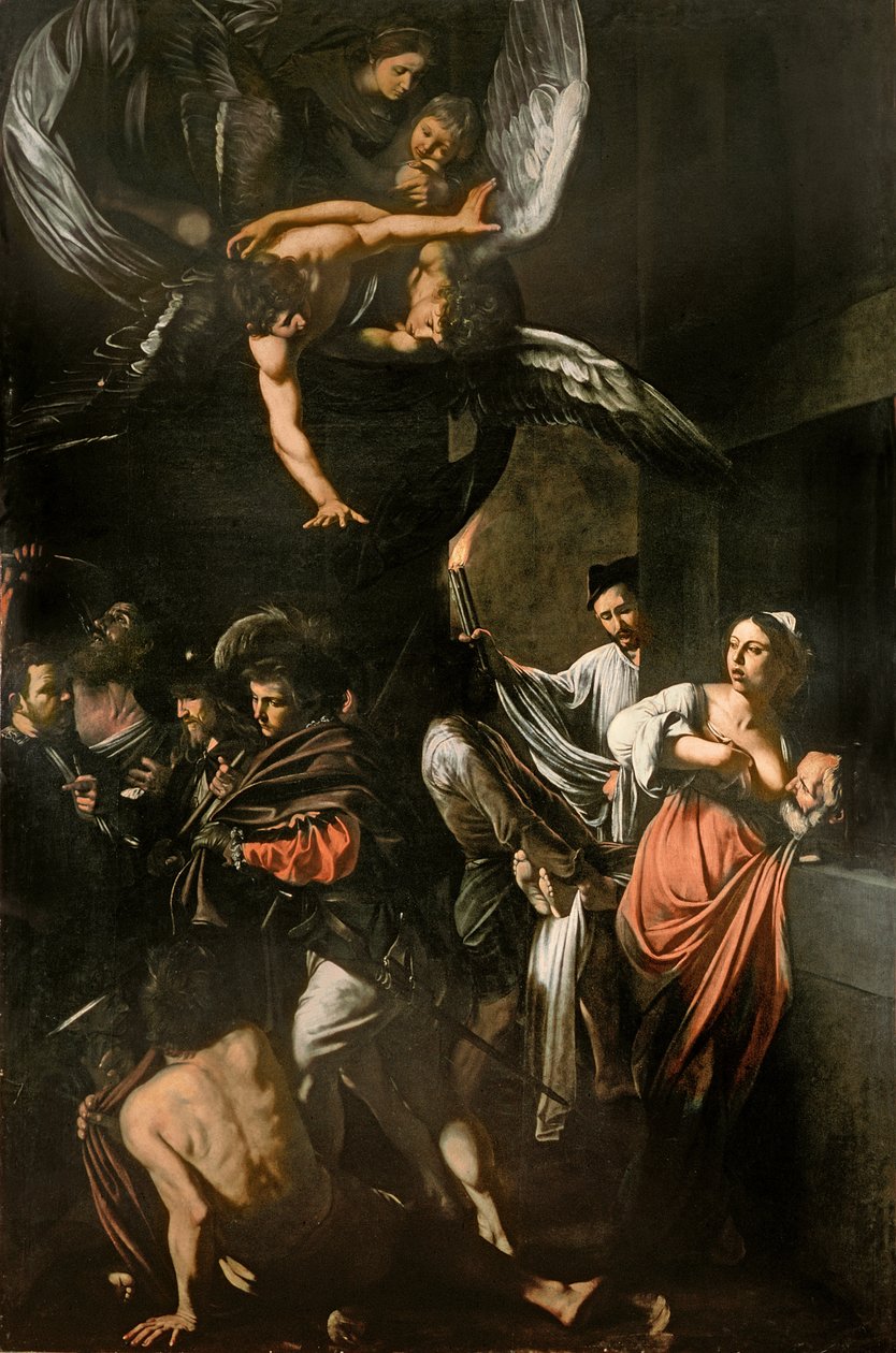 As sete obras da misericórdia, 1607 de Michelangelo Merisi Caravaggio