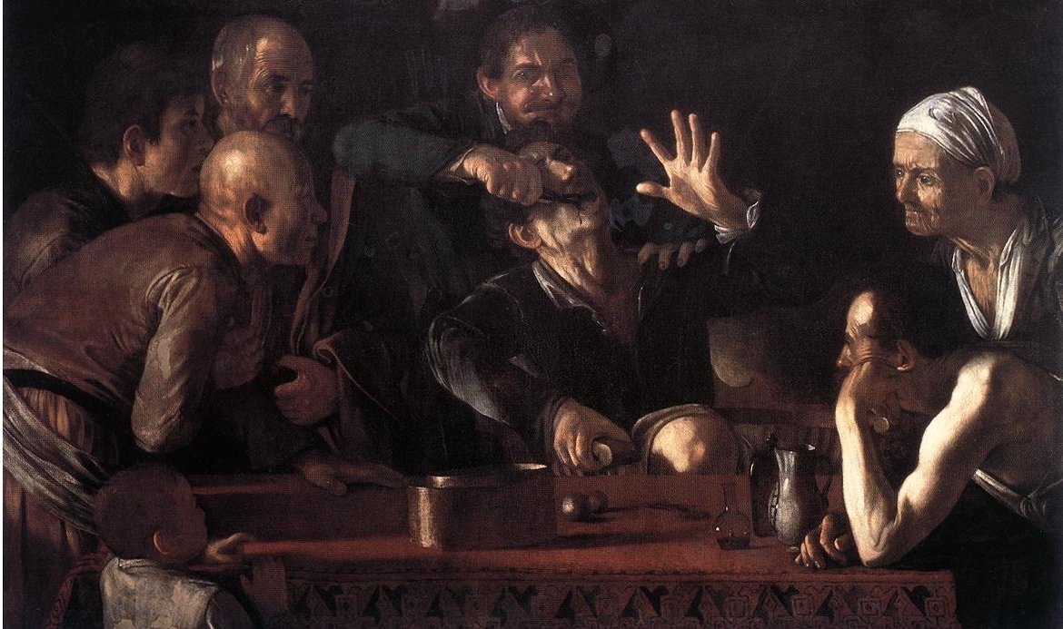 A gaveta do dente de Michelangelo Merisi Caravaggio