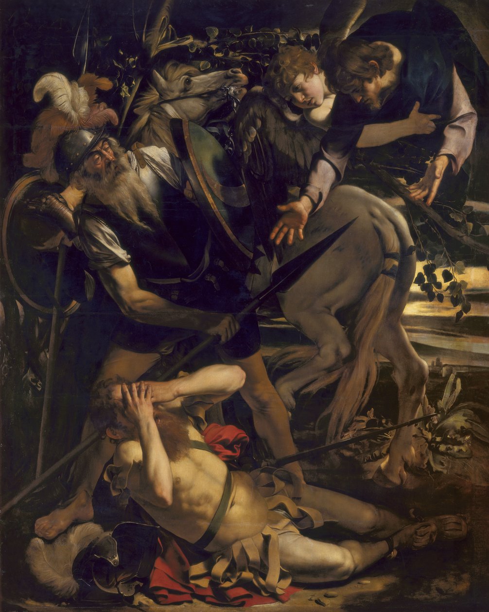 A Conversão de São Paulo de Michelangelo Merisi Caravaggio