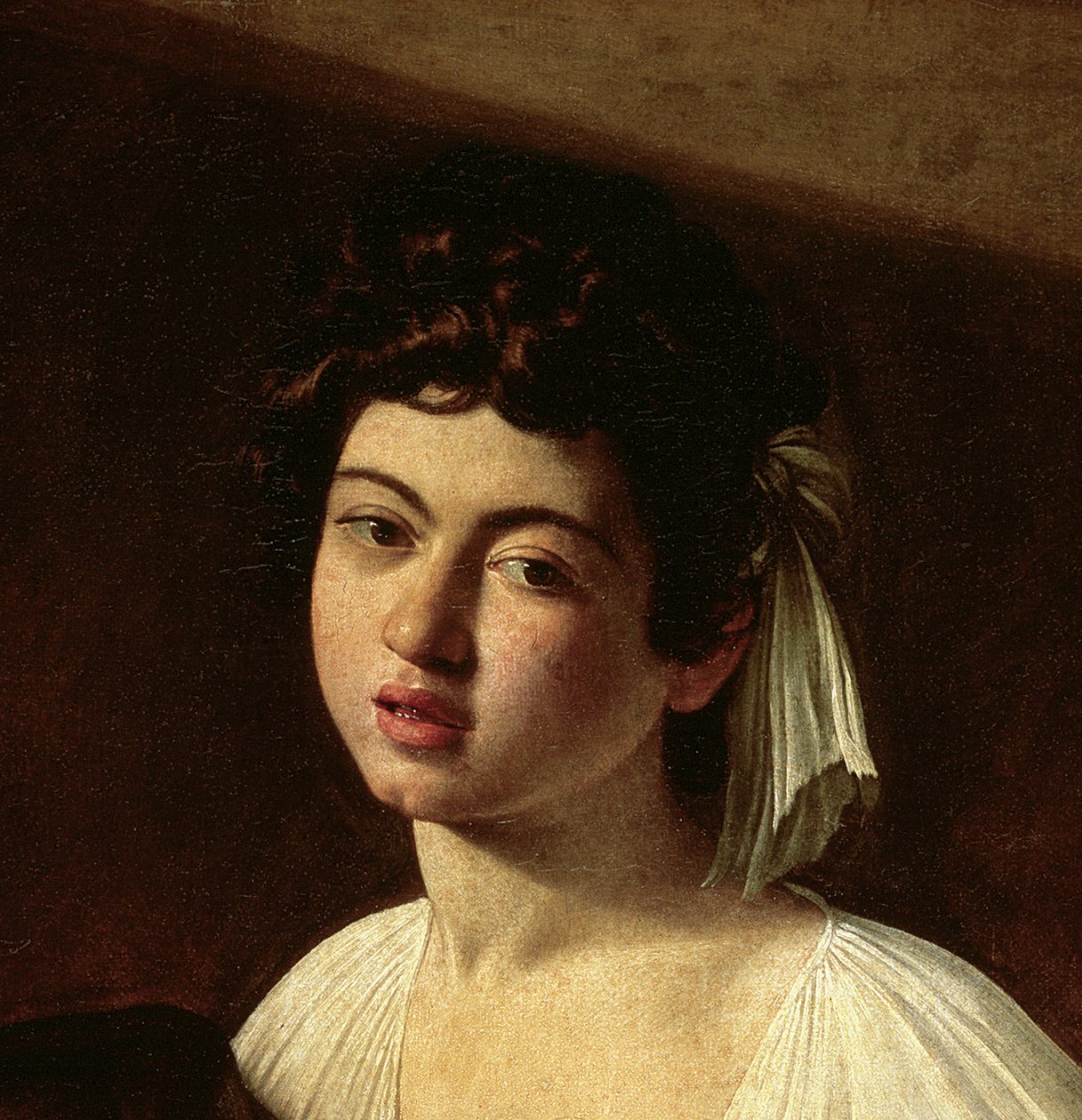 O tocador de alaúde, c.1595 de Michelangelo Merisi Caravaggio