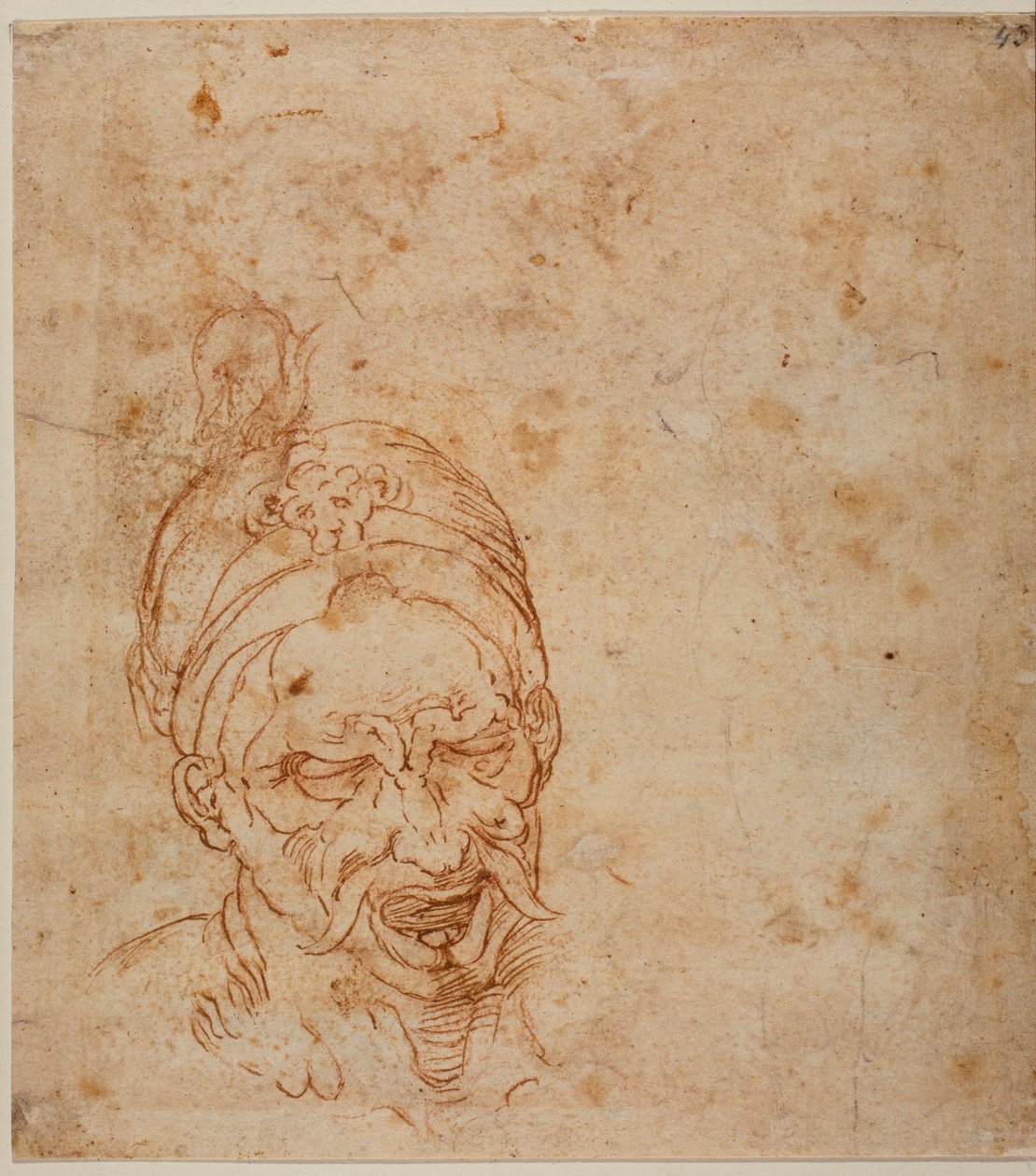 Estudo oriental da cabeça de Michelangelo (after) Buonarroti
