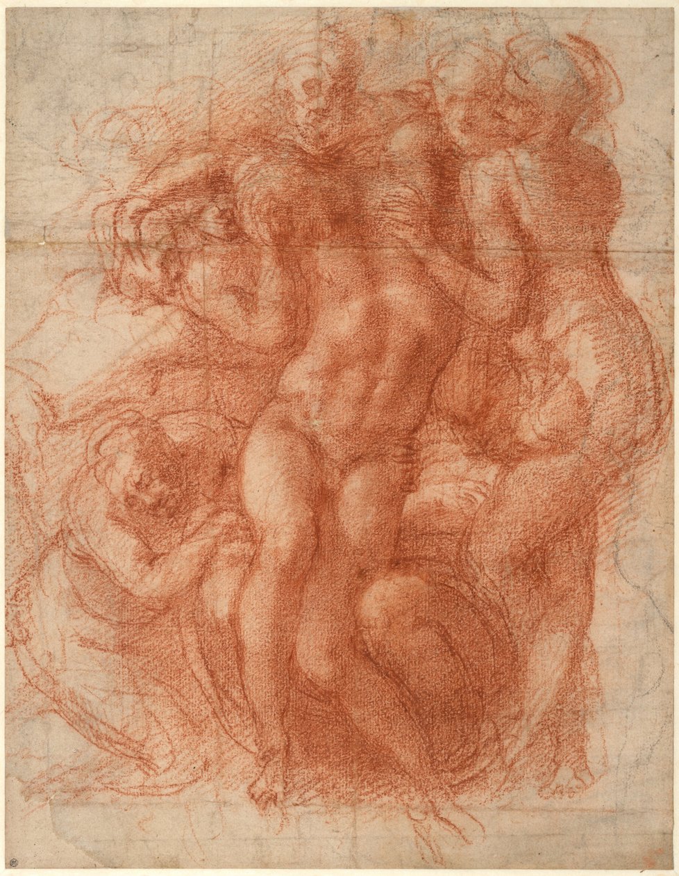Lamentação (reto), c. 1530 de Michelangelo