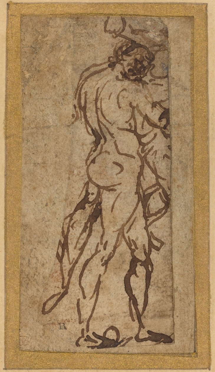 Dois nus brigando de Michelangelo