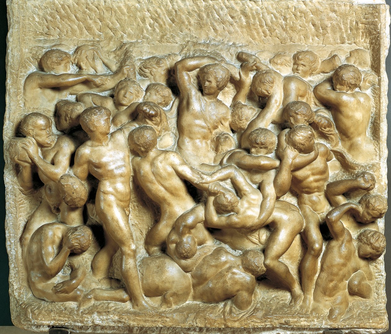 Batalha de Lapiths contra os Centauros de Michelangelo Buonarroti