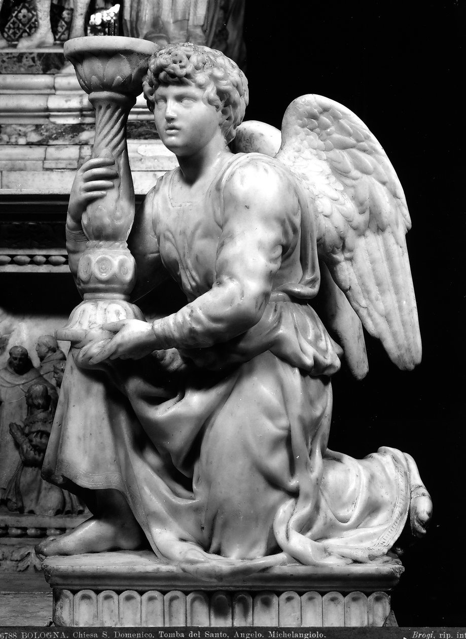 Anjo castiçal da Arca de São Domingos de Michelangelo Buonarroti