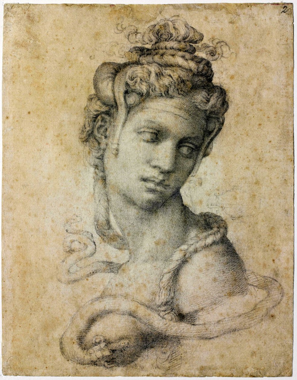 Cleópatra, c.1535 de Michelangelo Buonarroti