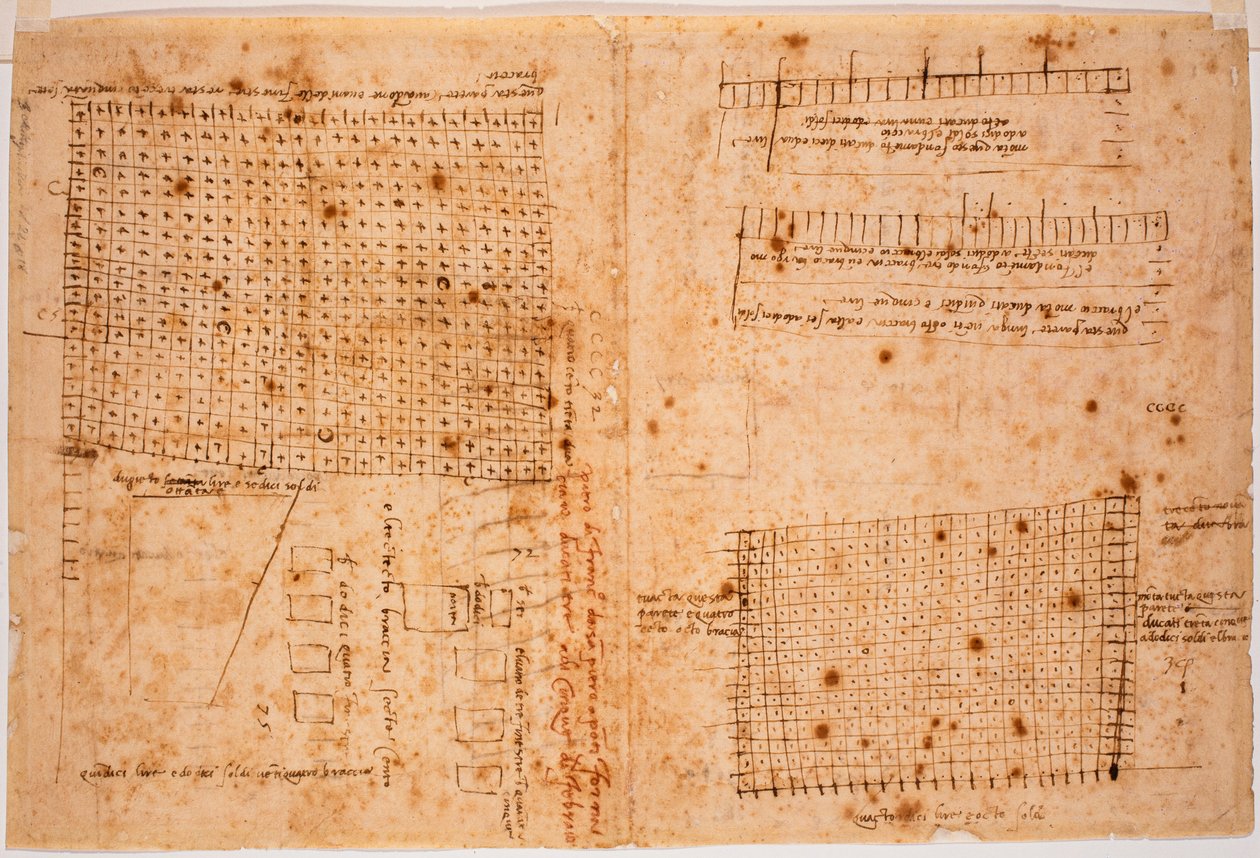 Contagens de trabalhos de alvenaria de Michelangelo Buonarroti